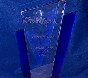 Culligan international CDANA Awards 2019- Leading Edge Award - Jacques Dube
